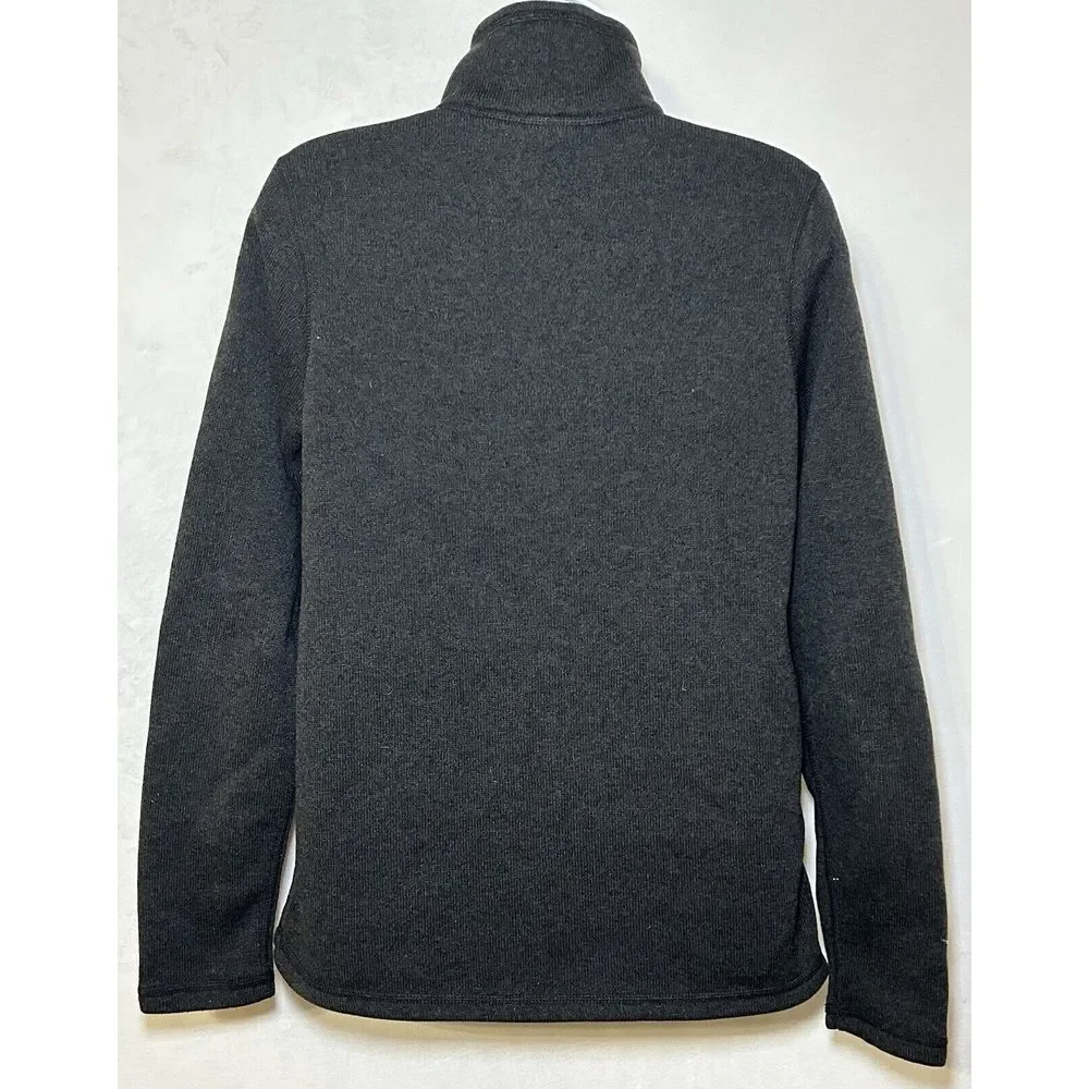 The North Face Women's Small Black Full Zip Mock Neck Jacket Outdoor‎ Fleece
